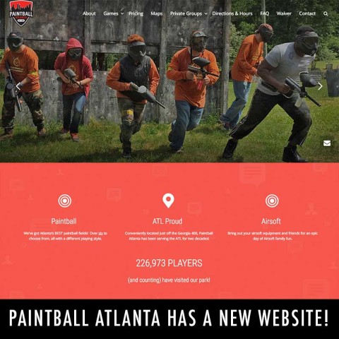 Paintball Atlanta’s New Website